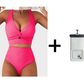 🌊🌴🌞Set de bikini cu talie înaltă👙