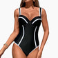 🌞🩱 Sexy Skinny Waist Ladies One Piece Costum de baie