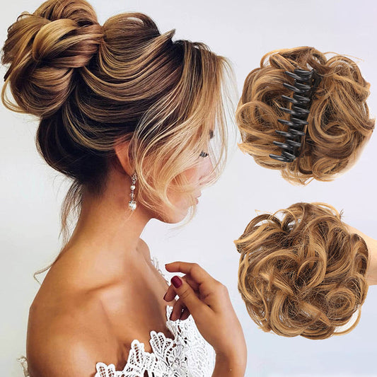 🔥1+1 Gratuit✨Perucă cu clemă pentru păr natural Bun👩‍🦱
