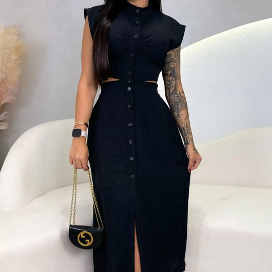 👗Rochie elegantă împărțită pentru femei