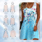 Rochie florală de vară fără mâneci pentru femei