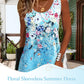 Rochie florală de vară fără mâneci pentru femei