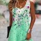 Rochie florală de vară fără mâneci pentru femei