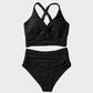 🌊🌴🌞Set de bikini cu talie înaltă👙