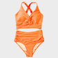🌊🌴🌞Set de bikini cu talie înaltă👙