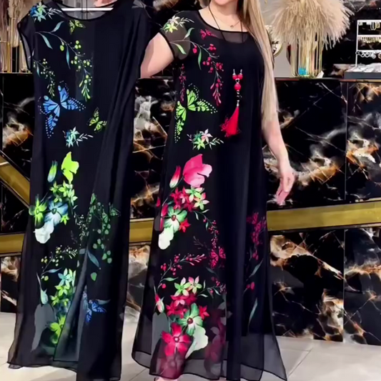 👗Rochii de tul florale elegante pentru femei🌸