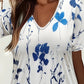 Women’s Casual Floral Print Short Sleeve Dress