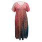 Women’s Casual Floral Print Short Sleeve Dress