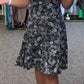 💐💖Rochie casual pentru femei, cu decolteu rotund și imprimeu floral