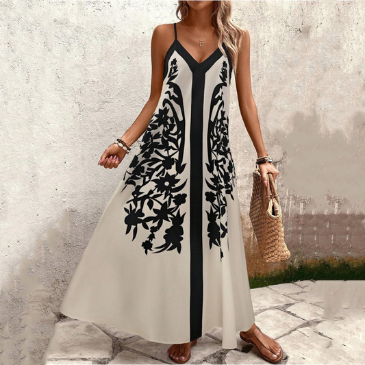 ✨Rochii maxi cu curea spaghetti pentru femei💃