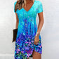 🔥 Femeii florale imprimare A-Line Mini rochie👗