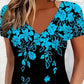 🔥 Femeii florale imprimare A-Line Mini rochie👗