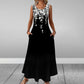 【S-4XL】✨Rochie elegantă imprimată fără mâneci
