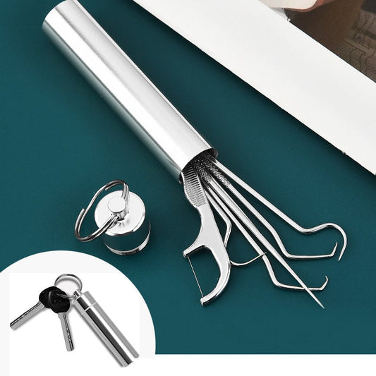 🦷Set de scobitori din oțel inoxidabil💯