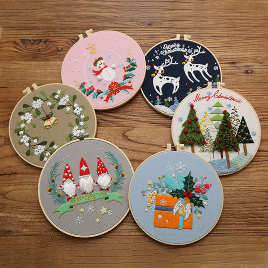 🎄Set de broderie de Crăciun DIY